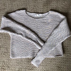 Crop multi color sweater